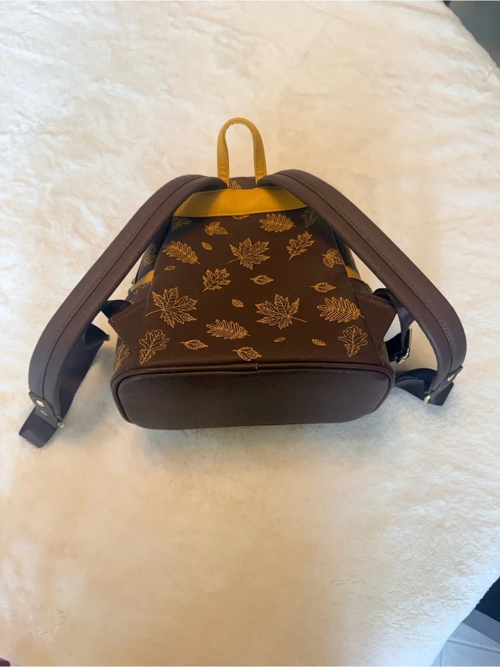 Loungefly Disney Winnie Pooh Autumn Leaves Mini Backpack RARE FIND
